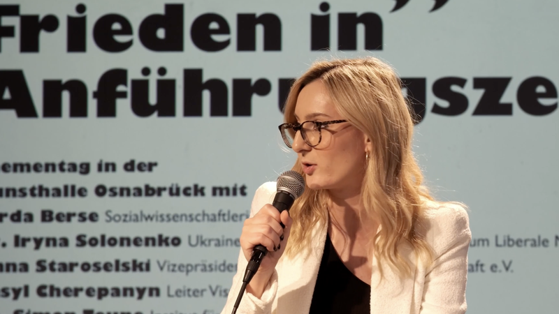 WELTBILDER DER KUNST – WIDERSTANDGespräch mit Kateryna Mishchenko,Essayistin, Verlegerin und Übersetzerin